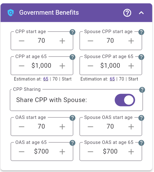 Government Benefits - Planning